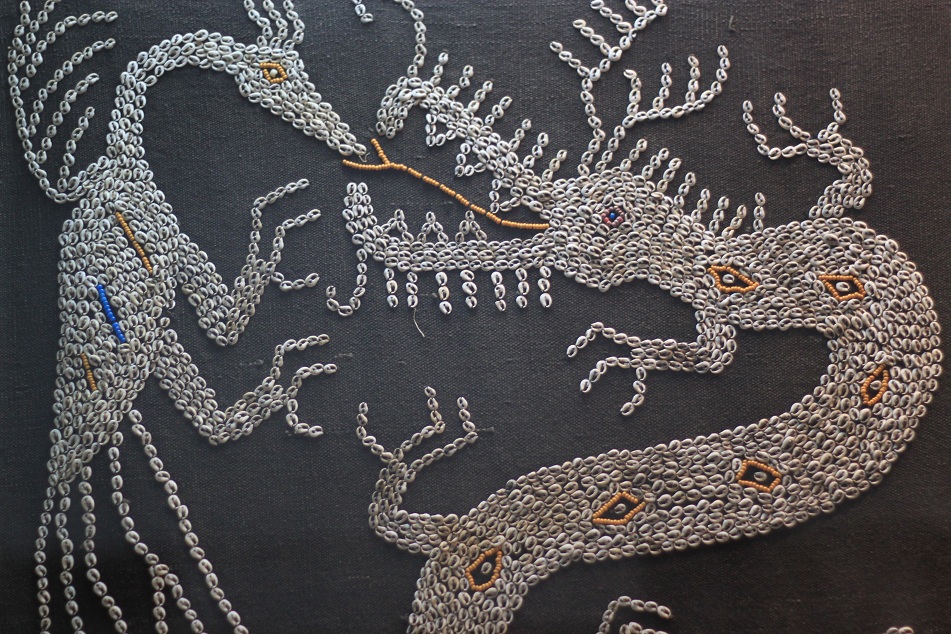 Cloth Decorated with Beads and Seashells – Sumba, East Nusa Tenggara