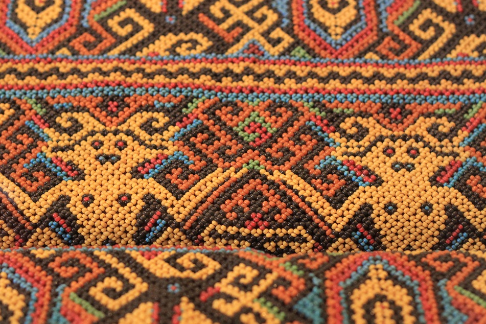 Dayak Cloth Made of Beads – Kalimantan (Borneo)