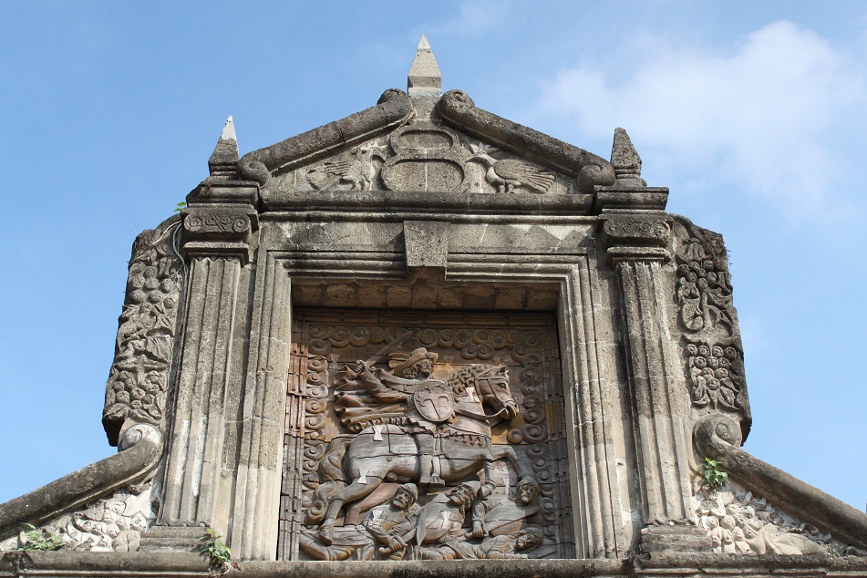 Carvings on the Gate to Fort Santiago