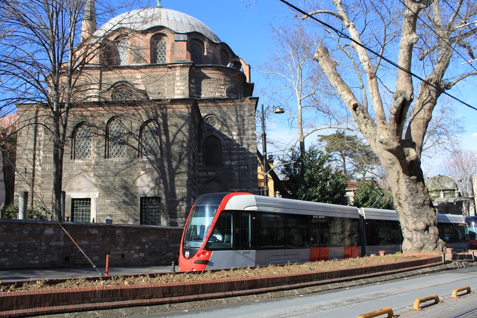 Istanbul Tram at Gülhane