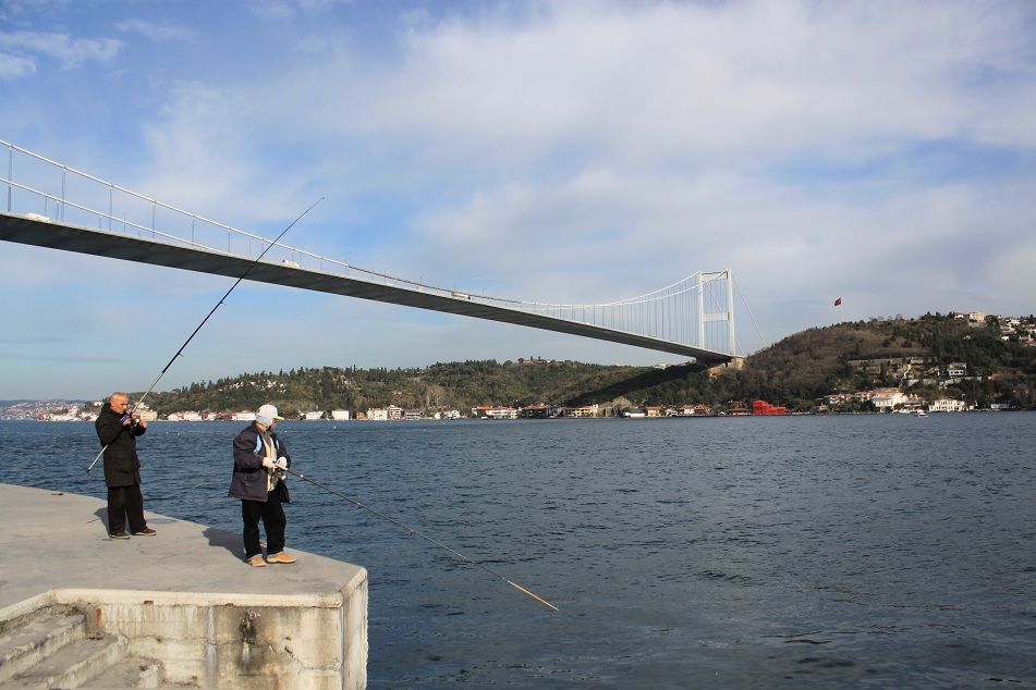 Fatih Sultan Mehmet Bridge, One of the Two Bridges Connecting Asia and Europe