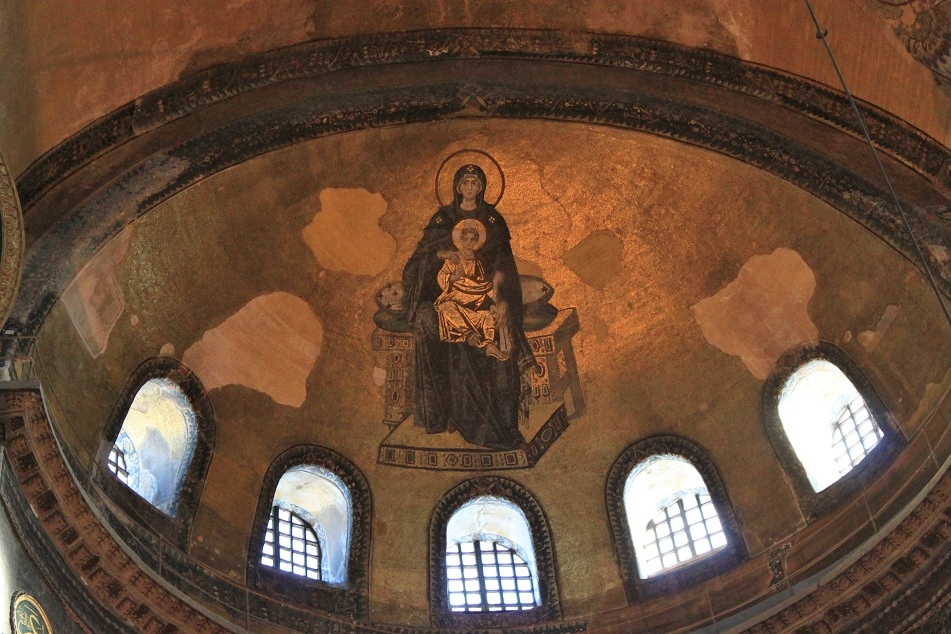 The Virgin and Child at the Apse