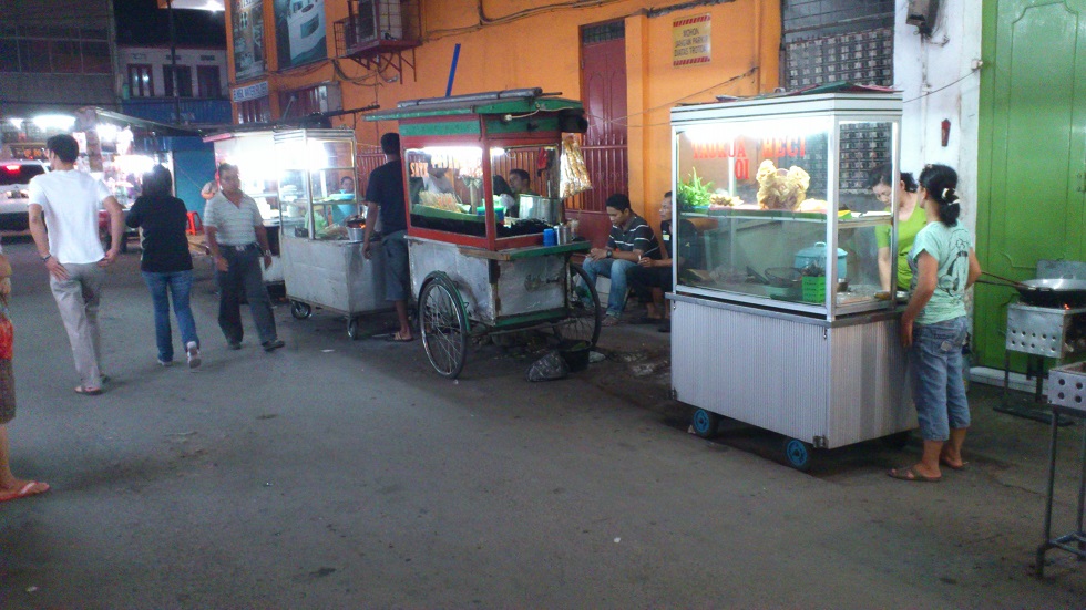 Food Carts at Night