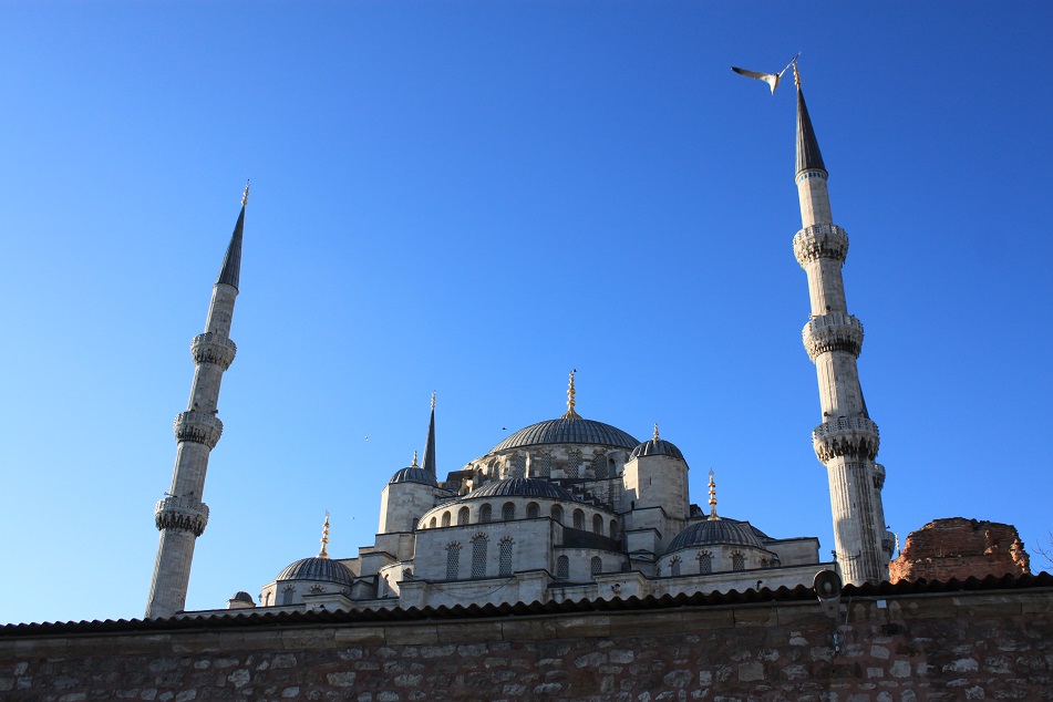 The Blue Mosque, Taken from the Back Alleys