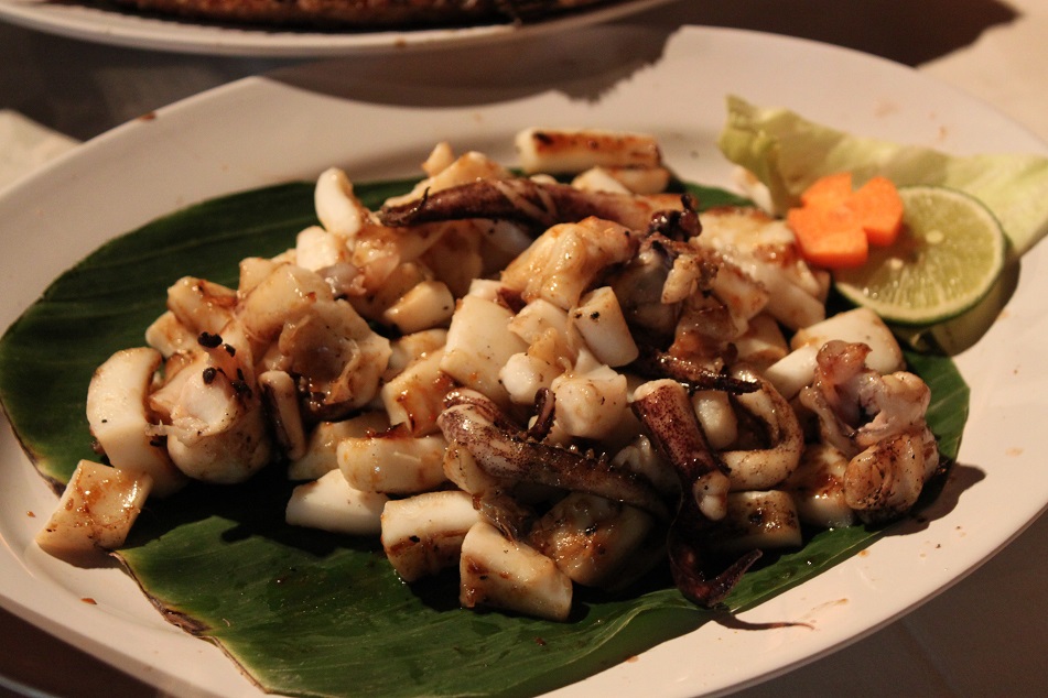 Grilled Squid, Melasti Kedonganan, Jimbaran