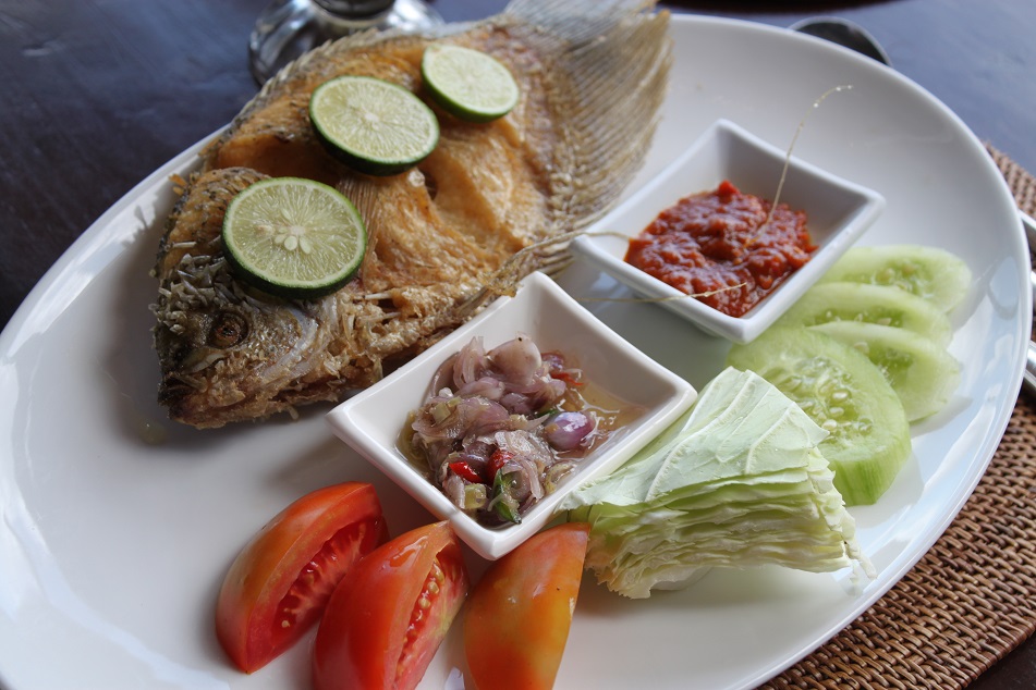 Fried Fish, Bebek Joni, Ubud