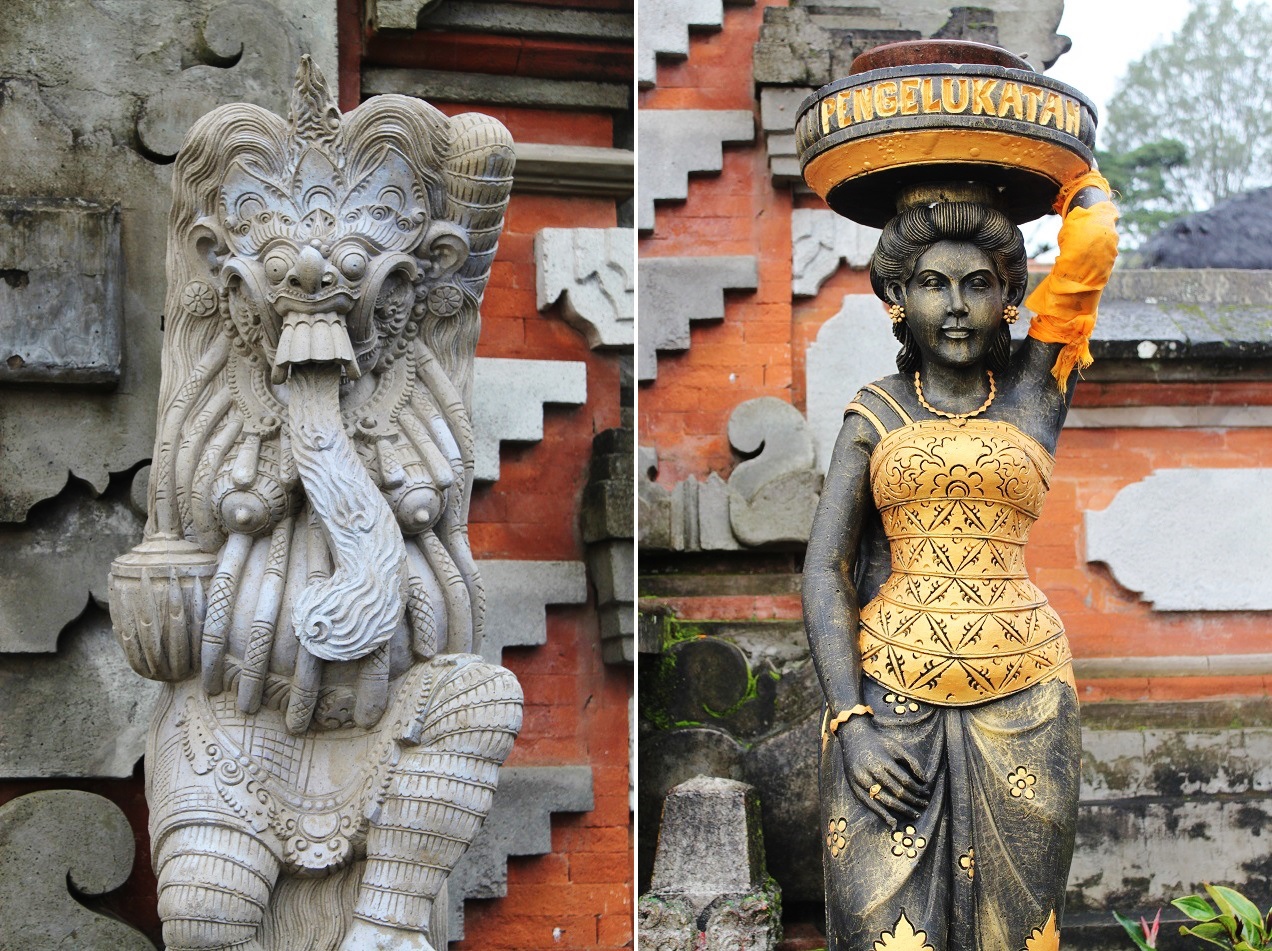 Decorative Statues at the Temple Grounds