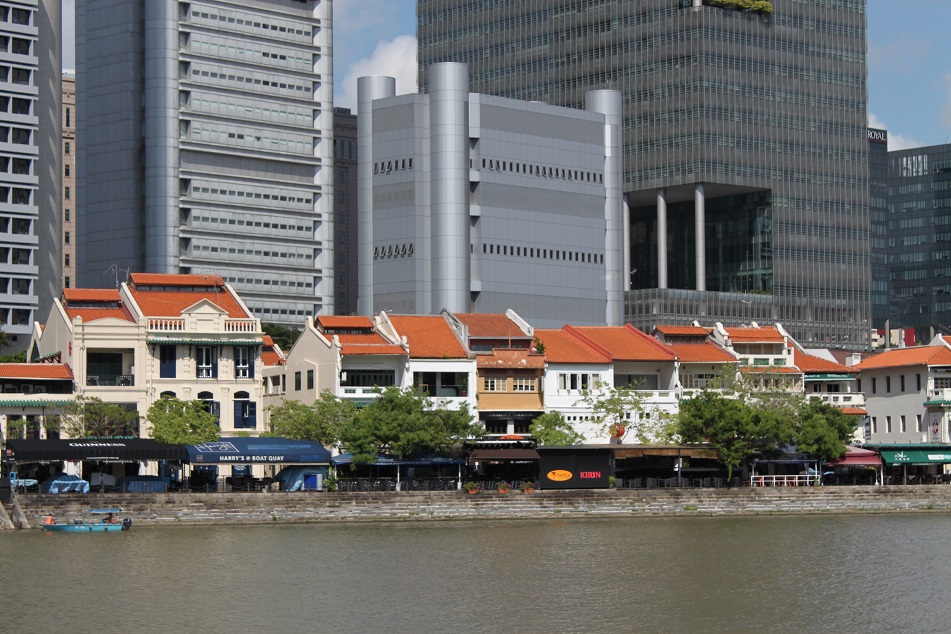 Old Shophouses along the Singapore River