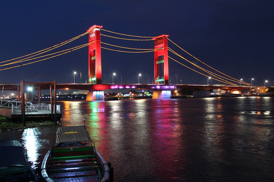 Ampera Bridge at Night