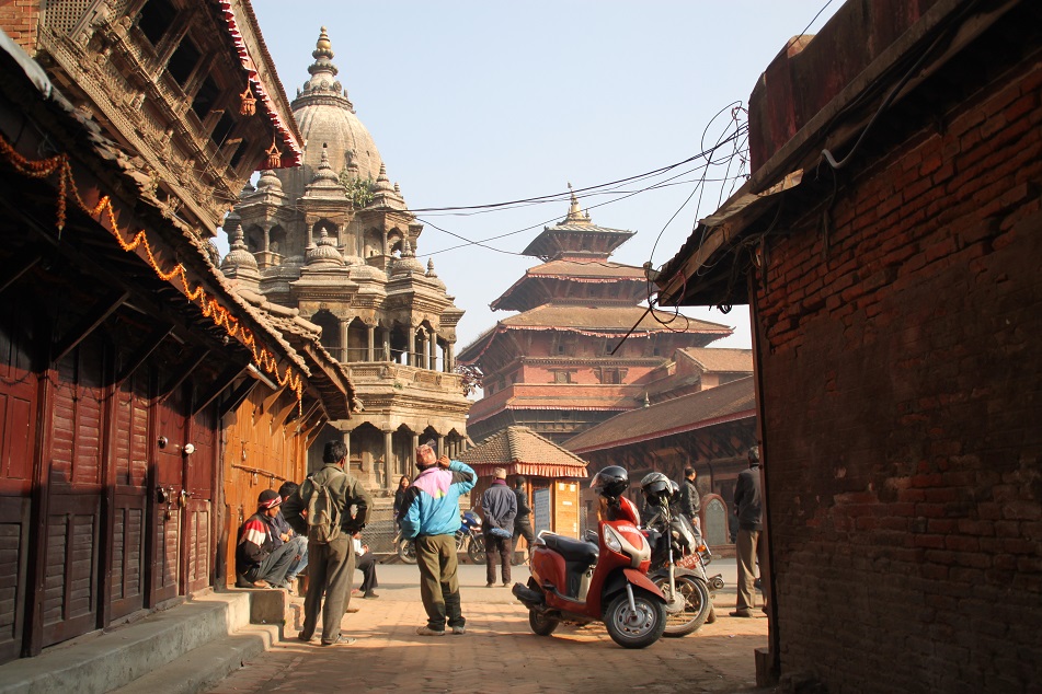 Krishna Temple and Royal Palace in Patan, Nepal