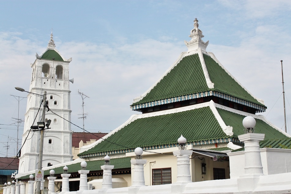 Kampung Kling Mosque in Malacca, Malaysia
