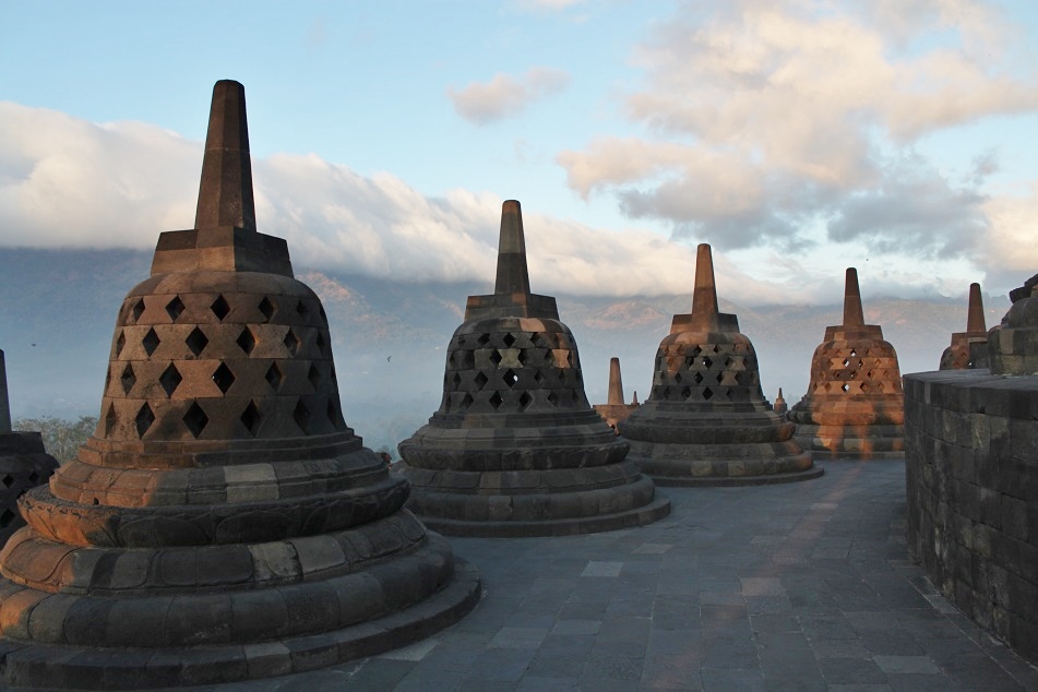 Stupas at Arupadathu