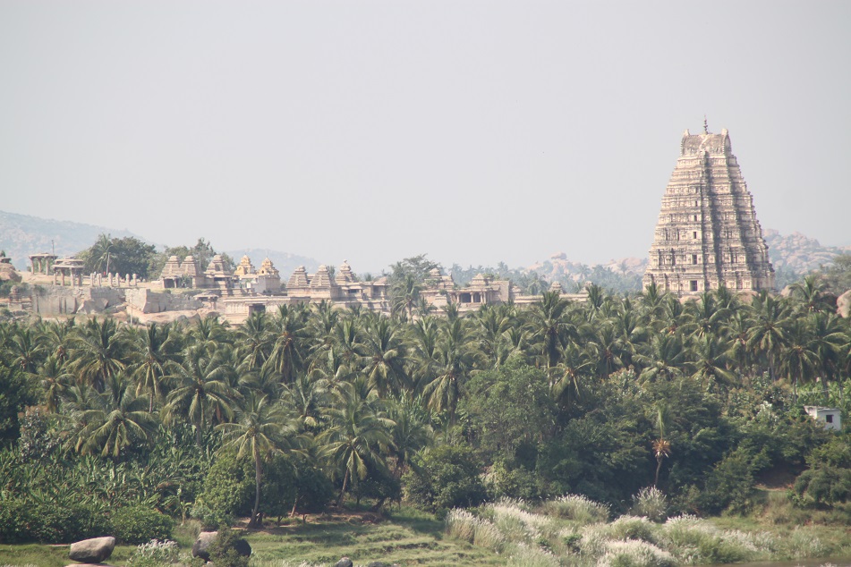 Virupaksha Temple Viewed from Narasimha Temple
