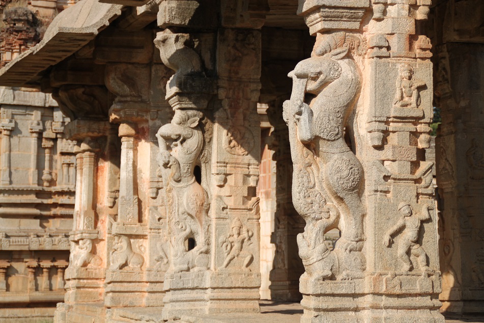 Ornate Pillars of Achyutaraya Temple