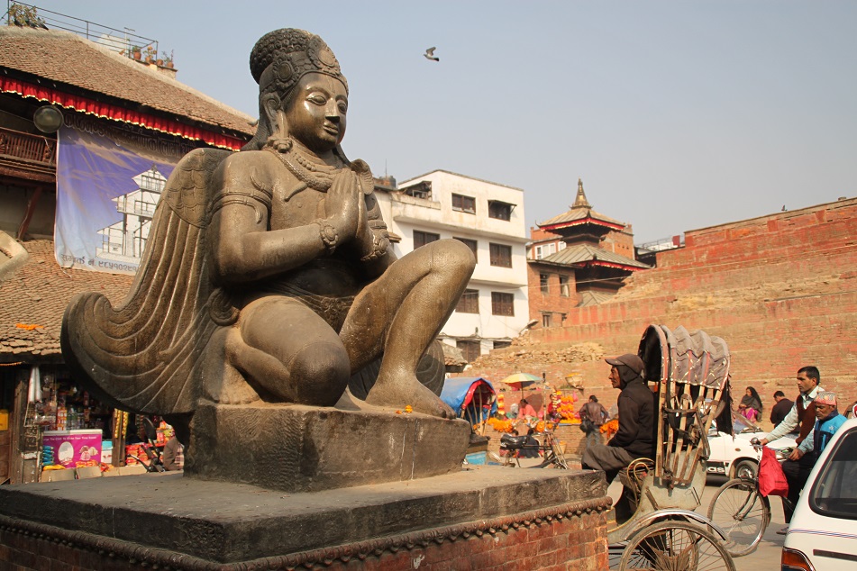 Garuda at the Southwestern Corner of Kathmandu Durbar Square