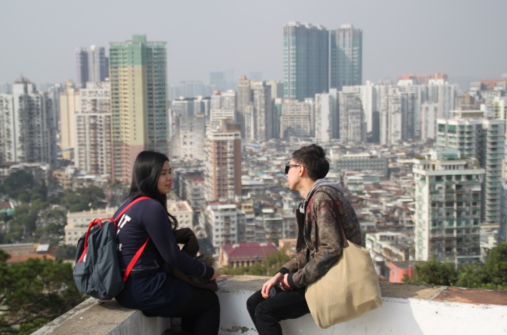 A Conversation from the Highest Point in the City (?)
