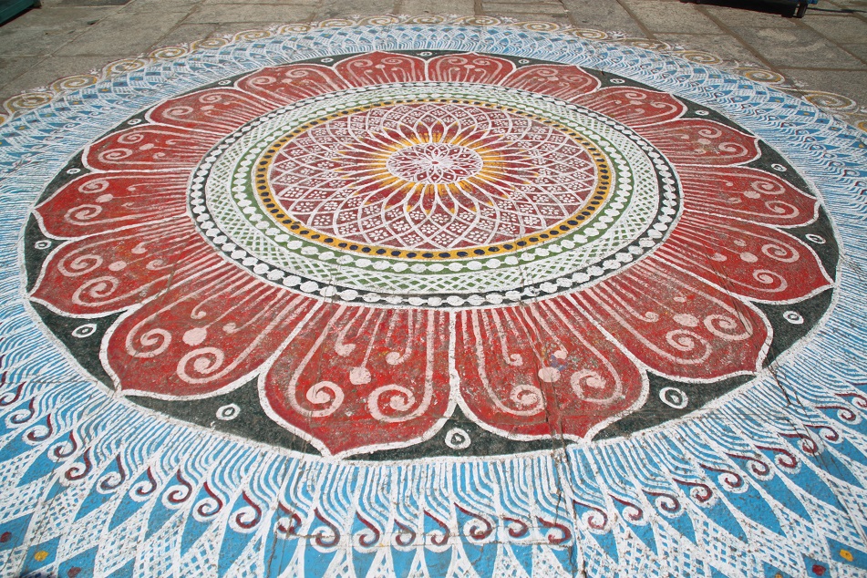 Floor Decoration of the Temple